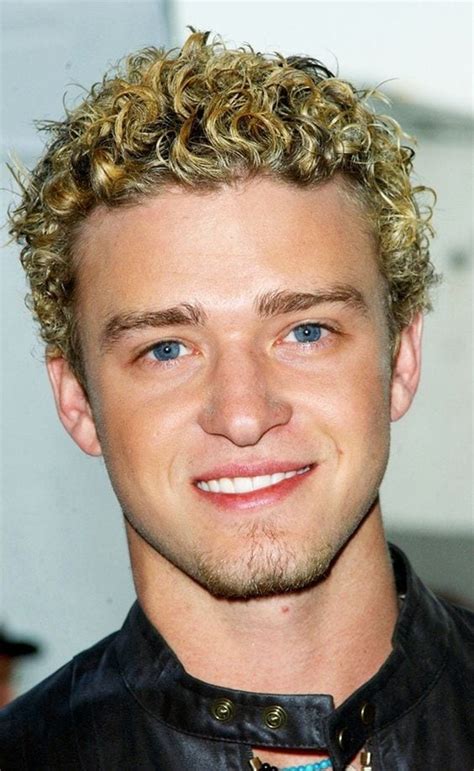 justin timberlake curly hair|justin timberlake curly blonde hair.